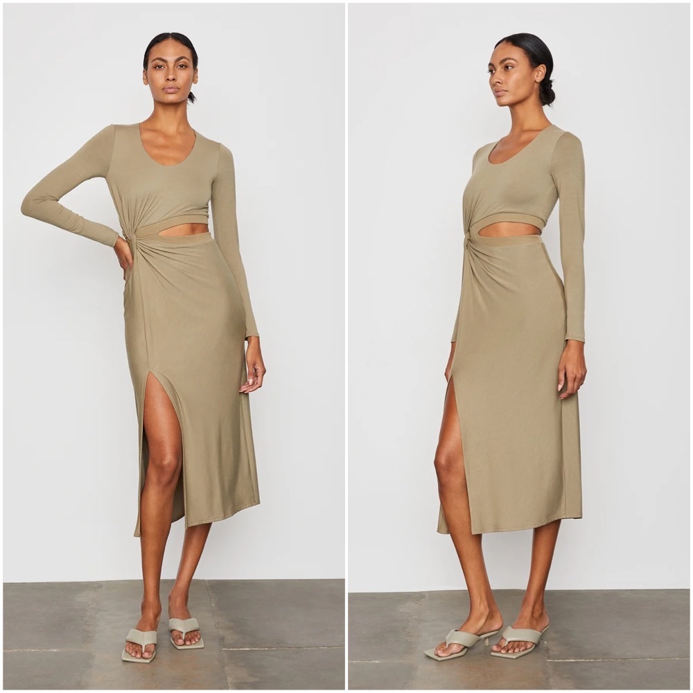 BAILEY 44 Jersey Cutout Midi Dress
